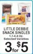 Foodland Little Debbie Snack Singles offer