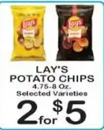 Foodland Lay's potato chips offer