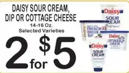 Foodland Daisy sour cream, dip or cottage cheese offer