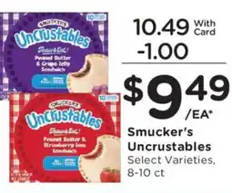 Dillons Smucker's Uncrustables offer