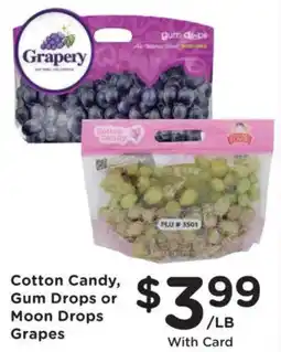 Dillons Grapery Cotton Candy, Gum Drops or Moon Drops Grapes offer