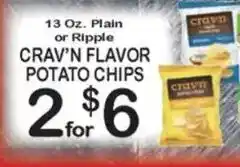 Foodland Cra'v'n Flavor Potato Chips offer