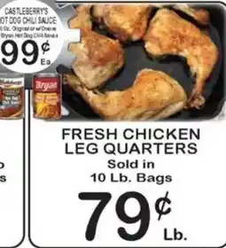 Foodland Bryan fresh chicken leg quarters offer