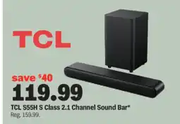 Meijer Tcl s55h s class 2.1 channel sound bar offer