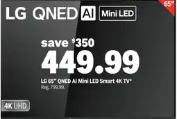 Meijer Lg 65" qned ai mini led smart 4k tv offer