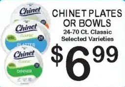 Foodland Chinet plates or bowls offer