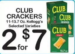 Foodland Kellogg's club crackers offer
