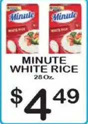 Foodland Minute white rice offer