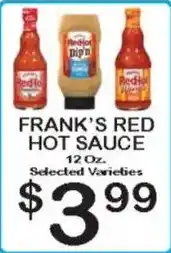 Foodland Frank's Red Hot Sauce offer