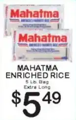 Foodland Mahatma enriched rice offer