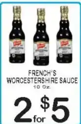 Foodland French's Worcestershire Sauce offer