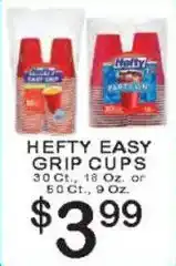 Foodland Hefty easy grip cups offer