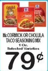 Foodland McCormick or Cholula Taco Seasoning Mix offer