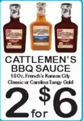 Foodland Cattlemen's bbq sauce offer