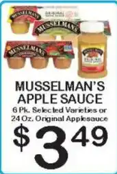 Foodland Musselman's apple sauce offer