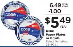Dillons Dixie paper plates or bowls offer