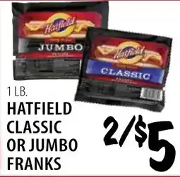 Karns Hatfield classic or jumbo franks offer