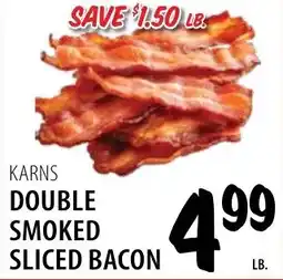 Karns Karns double smoked sliced bacon offer