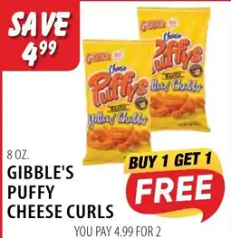 Karns Gibble's Puffy Cheese Curls offer