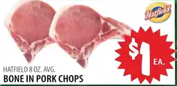 Karns Hatfield bone in pork chops offer
