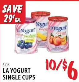 Karns La Yogurt single cups offer