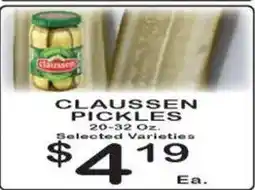 Foodland Claussen pickles offer