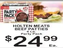 Holten Meats Beef Patties