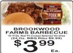 Foodland Brookwood Farms Barbecue offer