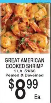 Foodland Great American Cooked Shrimp offer