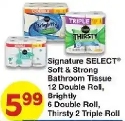 United Supermarkets Signature SELECT Soft & Strong Bathroom Tissue offer