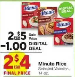 United Supermarkets Minute Rice offer