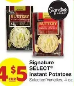 United Supermarkets Signature Select Instant Potatoes offer