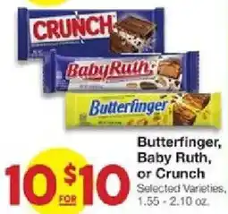 United Supermarkets Butterfinger, Baby Ruth, or Crunch offer