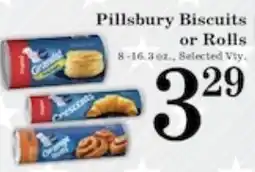 Harvest Foods Pillsbury Biscuits or Rolls offer