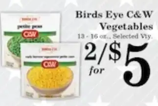 Birds Eye C&W Vegetables