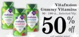 Harvest Foods Vitafusion Gummy Vitamins offer