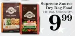 Harvest Foods Supreme Source Dry Dog Food offer
