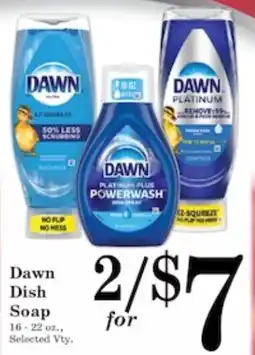 Harvest Foods Dawn Dish Soap offer