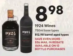 Coborn's 1924 Wines offer