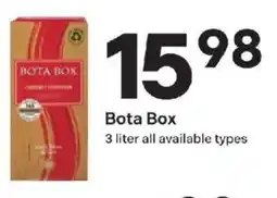 Coborn's Bota Box offer
