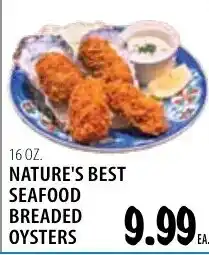 Karns Nature's Best breaded oysters offer