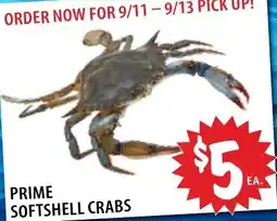 Karns Prime Softshell Crabs offer