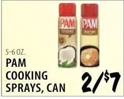 Karns Pam cooking sprays, can offer