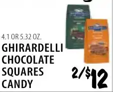 Karns Ghirardelli chocolate squares candy offer