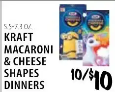 Karns Kraft macaroni & cheese shapes dinners offer