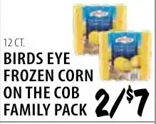 Karns Birds Eye frozen corn on the cob family pack offer
