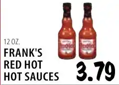Karns Frank's red hot hot sauces offer
