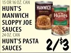 Karns Hunt's sloppy joe sauces offer