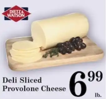 Dietz & Watson Deli Sliced Provolone Cheese