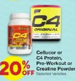 United Supermarkets Cellucor or C4 Protein offer